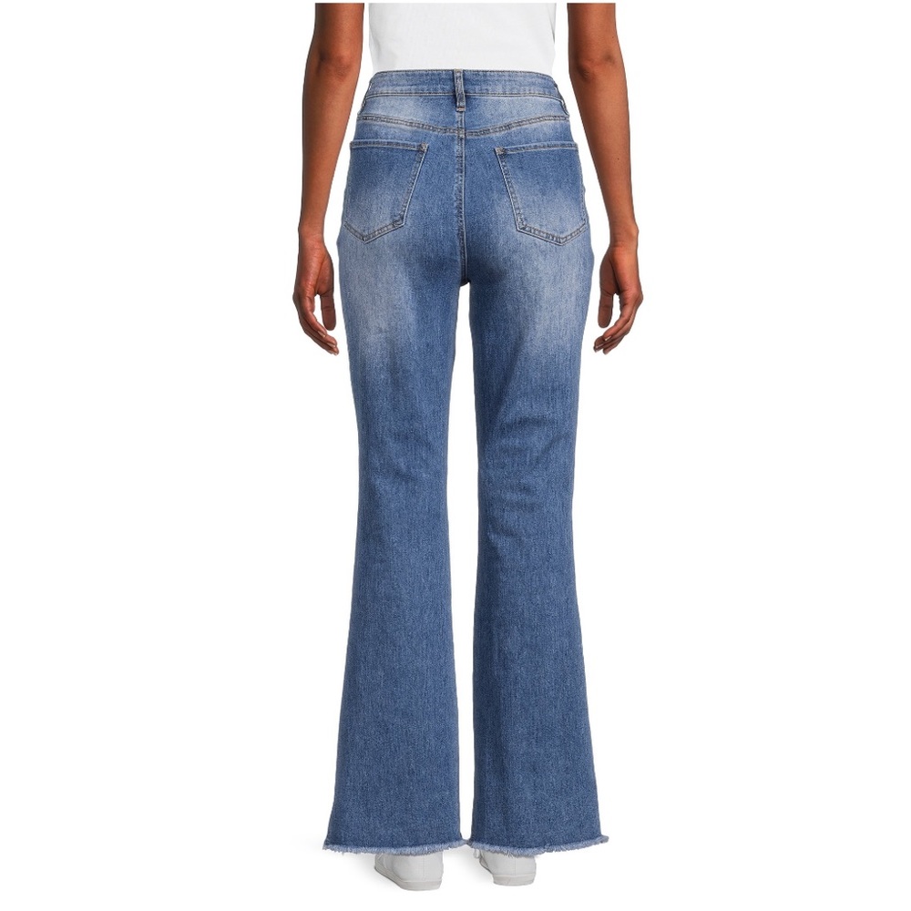 Madden NYC Ultra High Rise Flare Leg Jeans - Picture 2 of 8
